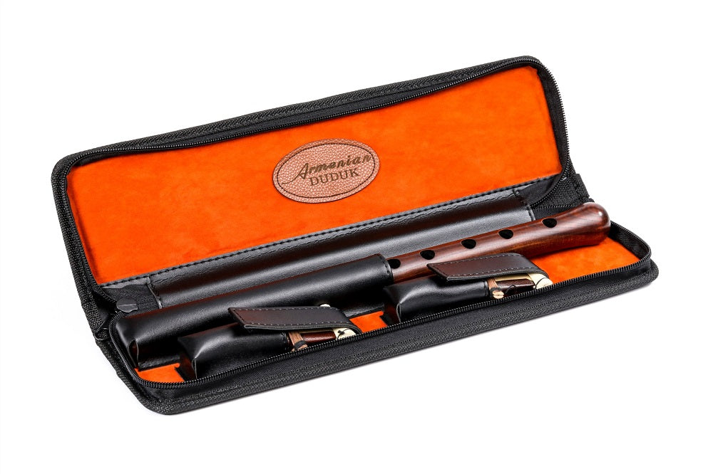 Armenian professional duduk with 2 reeds & leather case