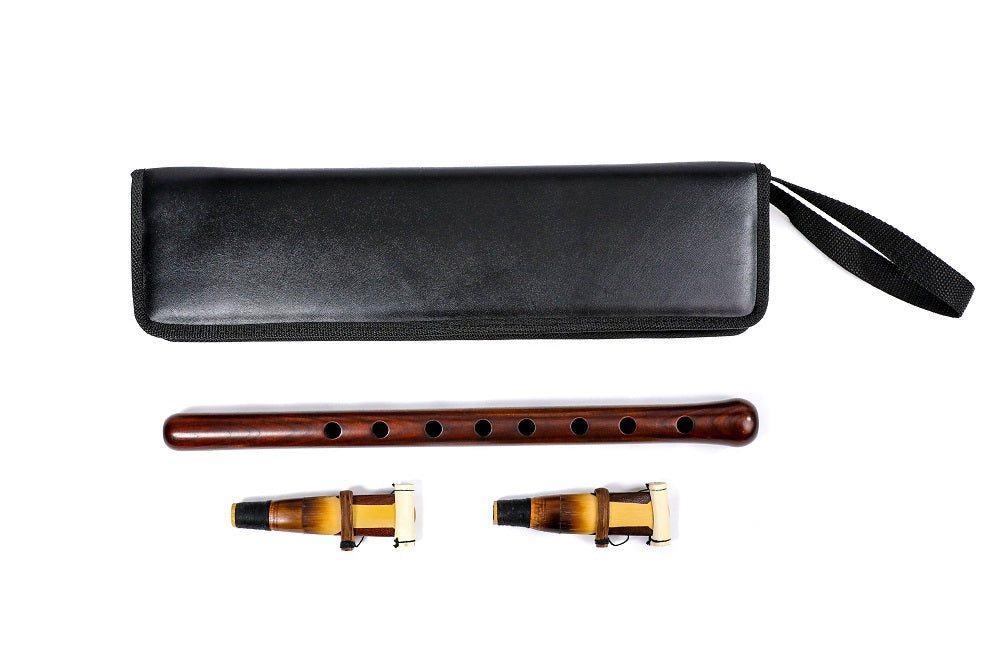 Armenian professional duduk with 2 reeds & leather case